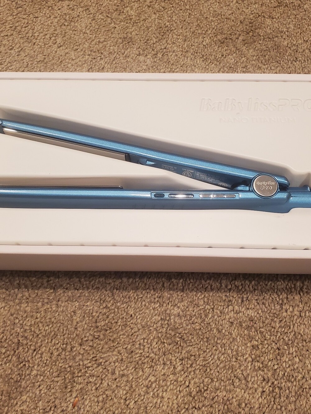 BaBylissPRO Nano Titanium Flat Iron - 1 1/4 (32mm) *New* - Picture 2 of 4